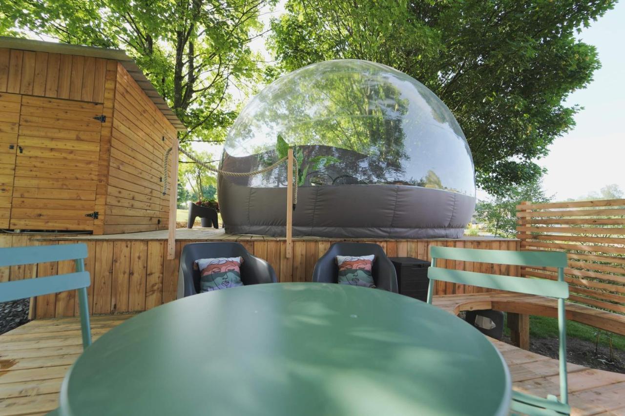 Bulles Odette & Ginette Et Tiny House Suzette "Au Guet Marais" Etape Insolite Paliseul Luaran gambar