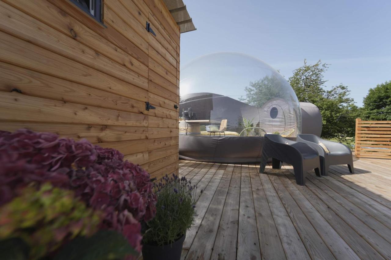 Bulles Odette & Ginette Et Tiny House Suzette "Au Guet Marais" Etape Insolite Paliseul Luaran gambar