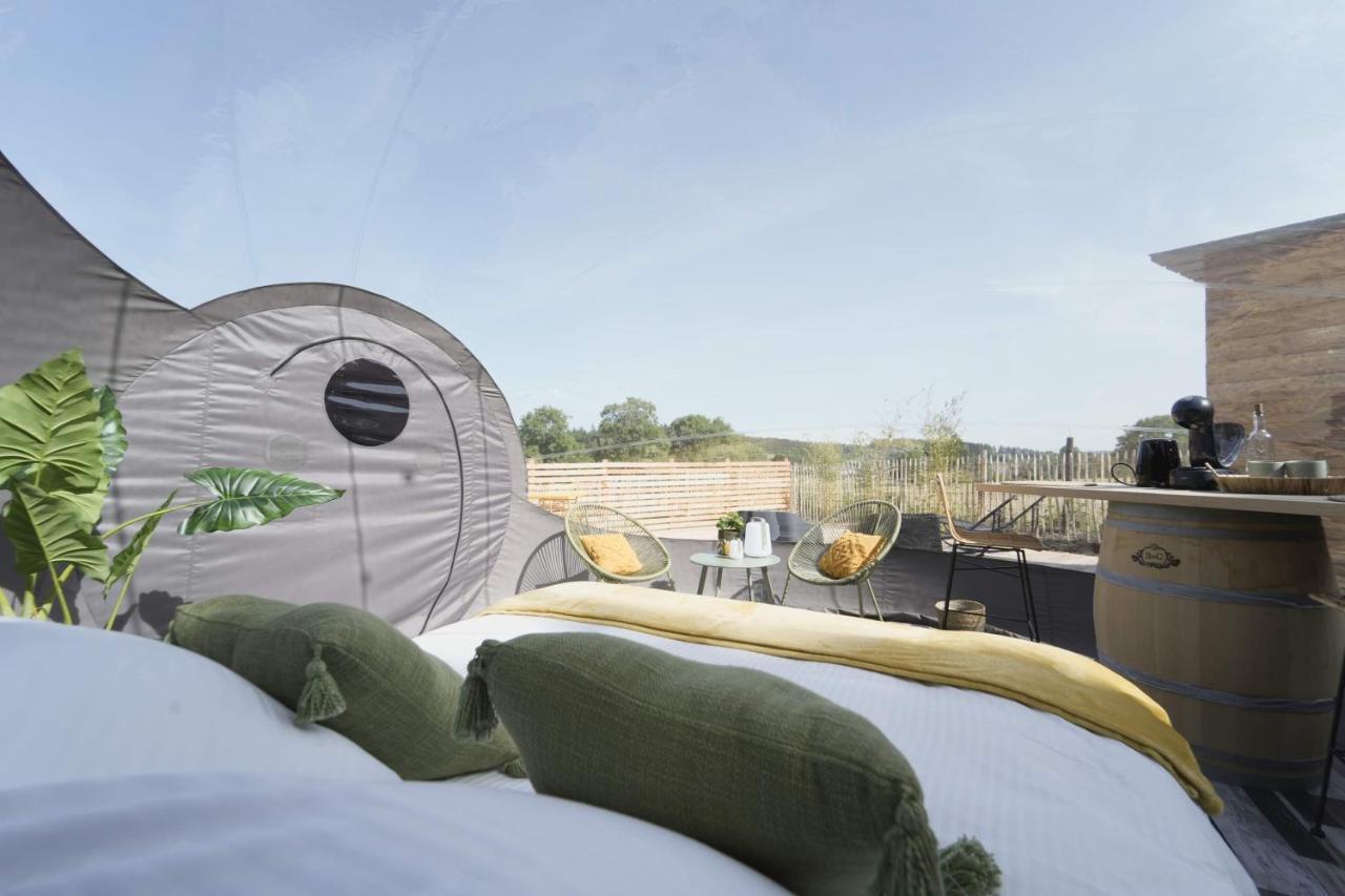 Bulles Odette & Ginette Et Tiny House Suzette "Au Guet Marais" Etape Insolite Paliseul Luaran gambar