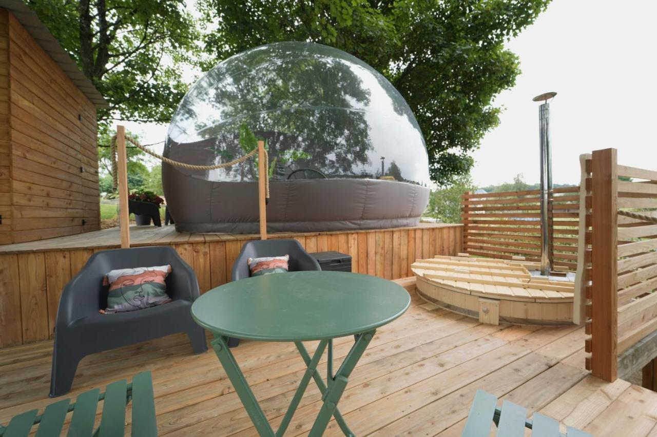 Bulles Odette & Ginette Et Tiny House Suzette "Au Guet Marais" Etape Insolite Paliseul Luaran gambar