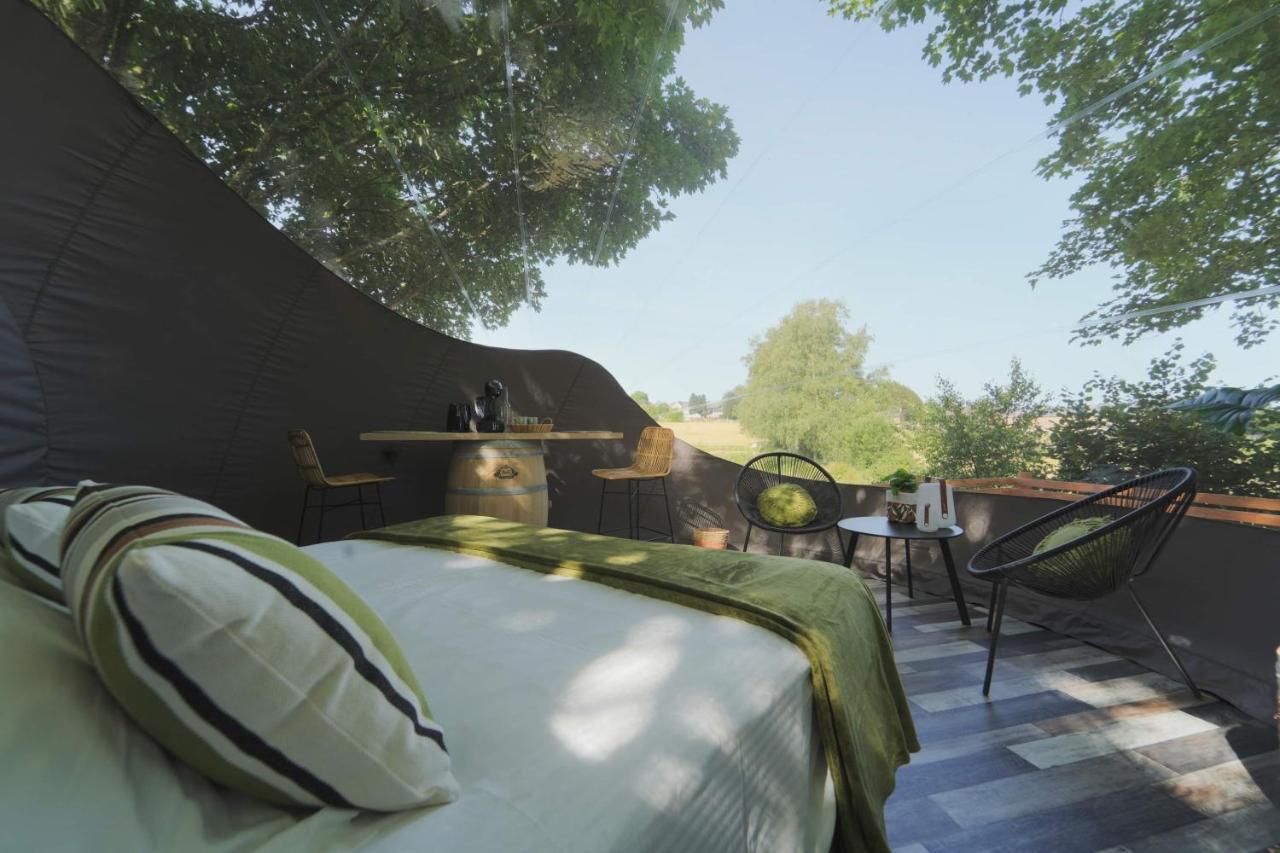 Bulles Odette & Ginette Et Tiny House Suzette "Au Guet Marais" Etape Insolite Paliseul Luaran gambar