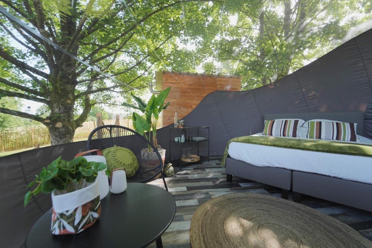 Bulles Odette & Ginette Et Tiny House Suzette "Au Guet Marais" Etape Insolite Paliseul Luaran gambar